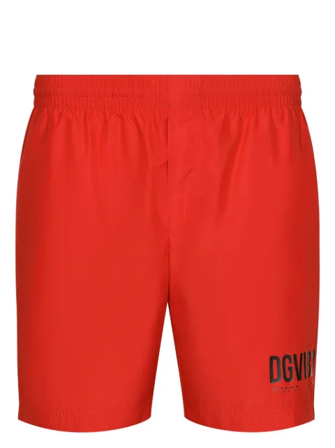 Dolce & Gabbana DGVIB3 shorts de playa con logo estampado