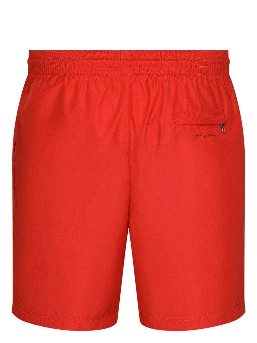 Shop Dolce & Gabbana Dgvib3 Logo-print Swim Shorts In Red