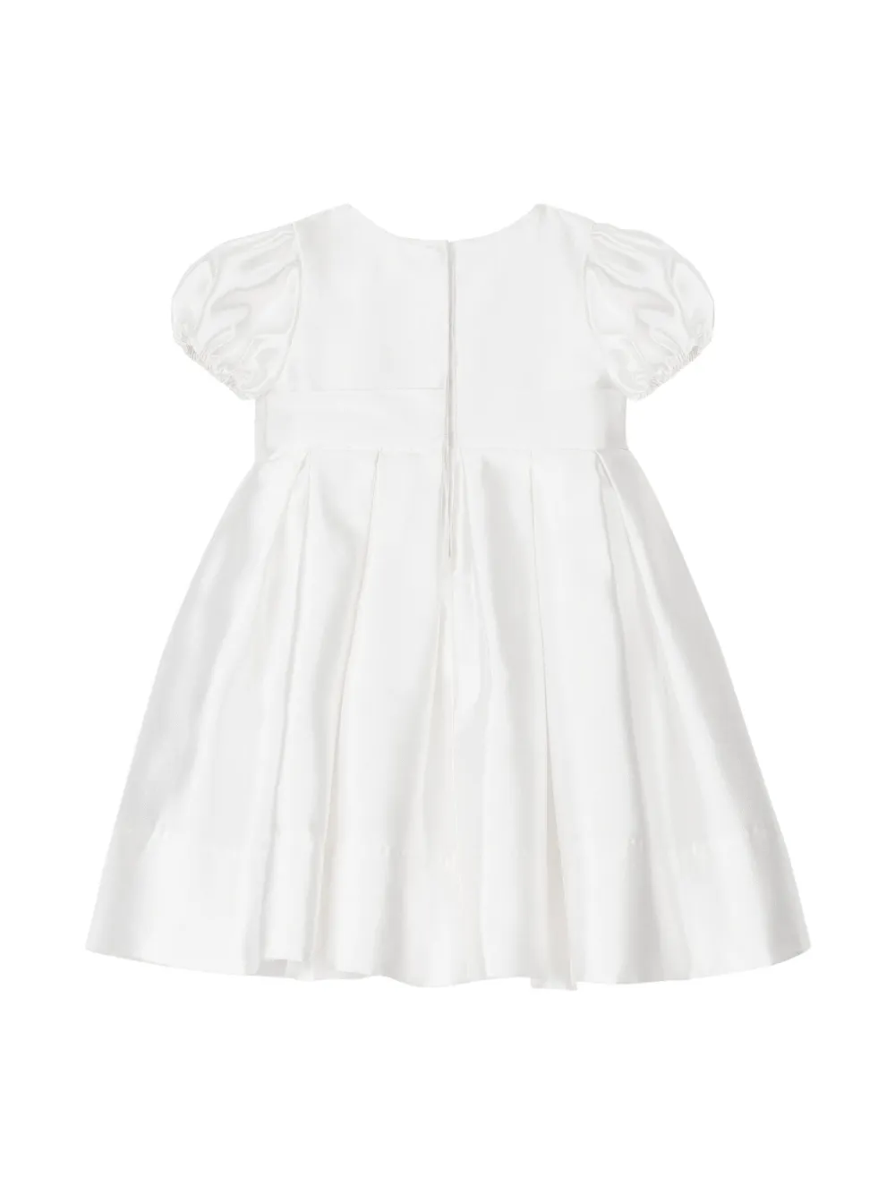Dolce & Gabbana Kids Satijnen jurk Wit