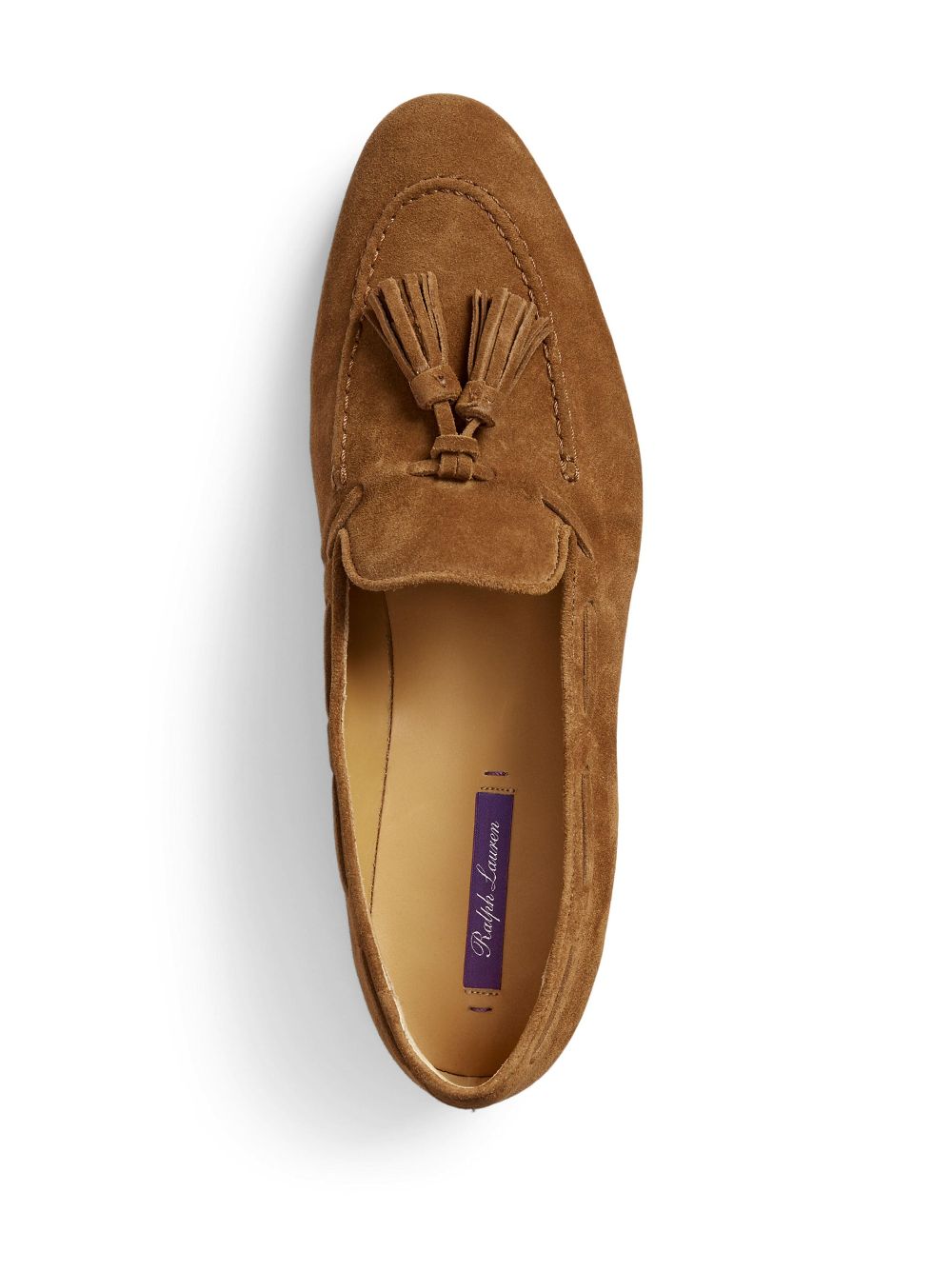 Ralph Lauren Collection Quillis almond-toe suede loafers Women