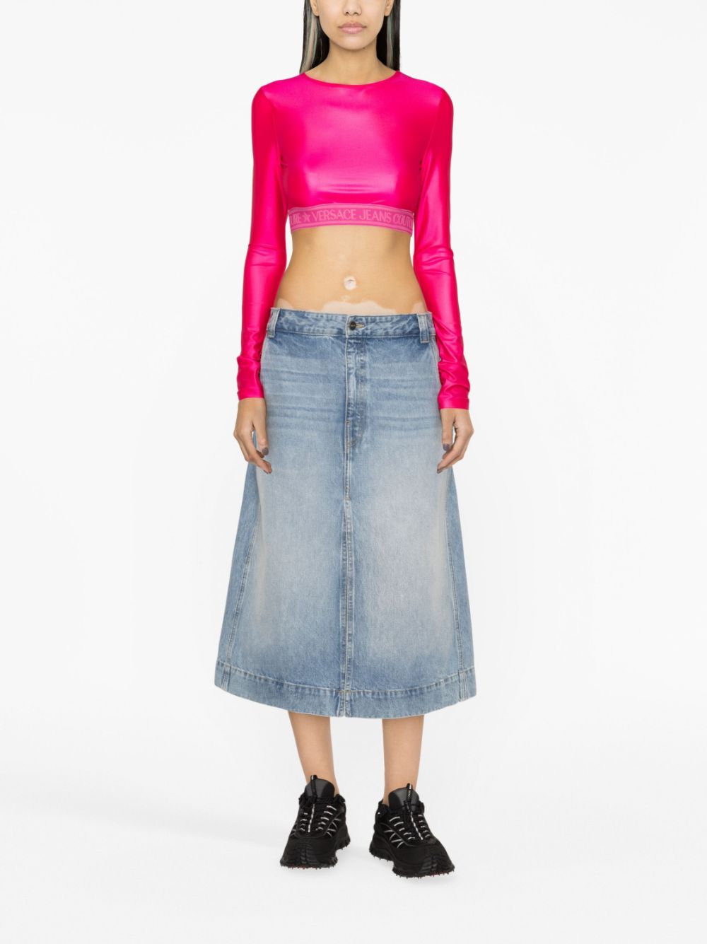 Versace Jeans Couture Cropped top - Roze