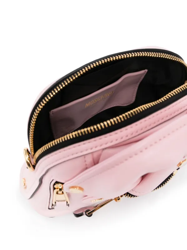 Moschino Biker Leather Crossbody Bag Farfetch