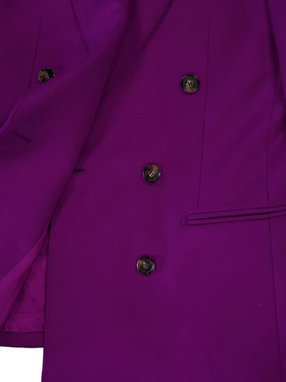 Stella Mccartney Double-breasted Blazer In Purple