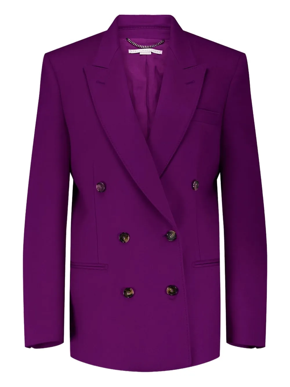 Stella McCartney double-breasted blazer | morado | Image 1