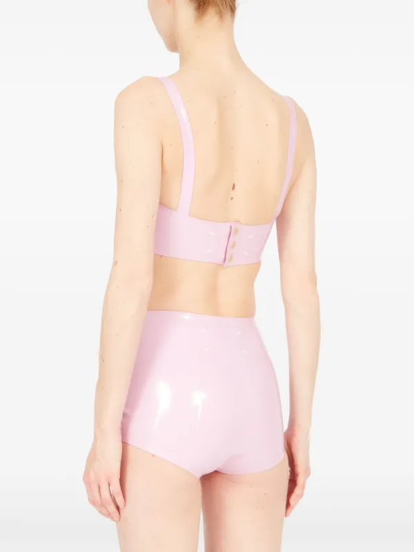 インナー・ルームウェアその他 Maison Margiela Latex bra Maison Margiela Latex Balconette Bra | Pink | FARFETCH