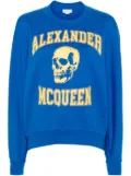 Alexander McQueen skull-print sweatshirt - Blue