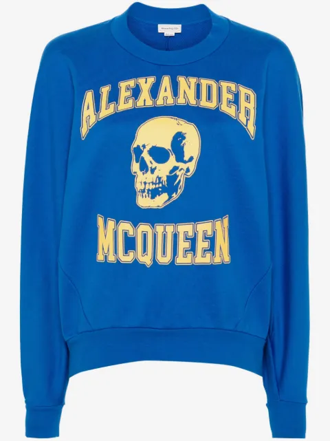 Alexander McQueen sudadera con motivo Skull