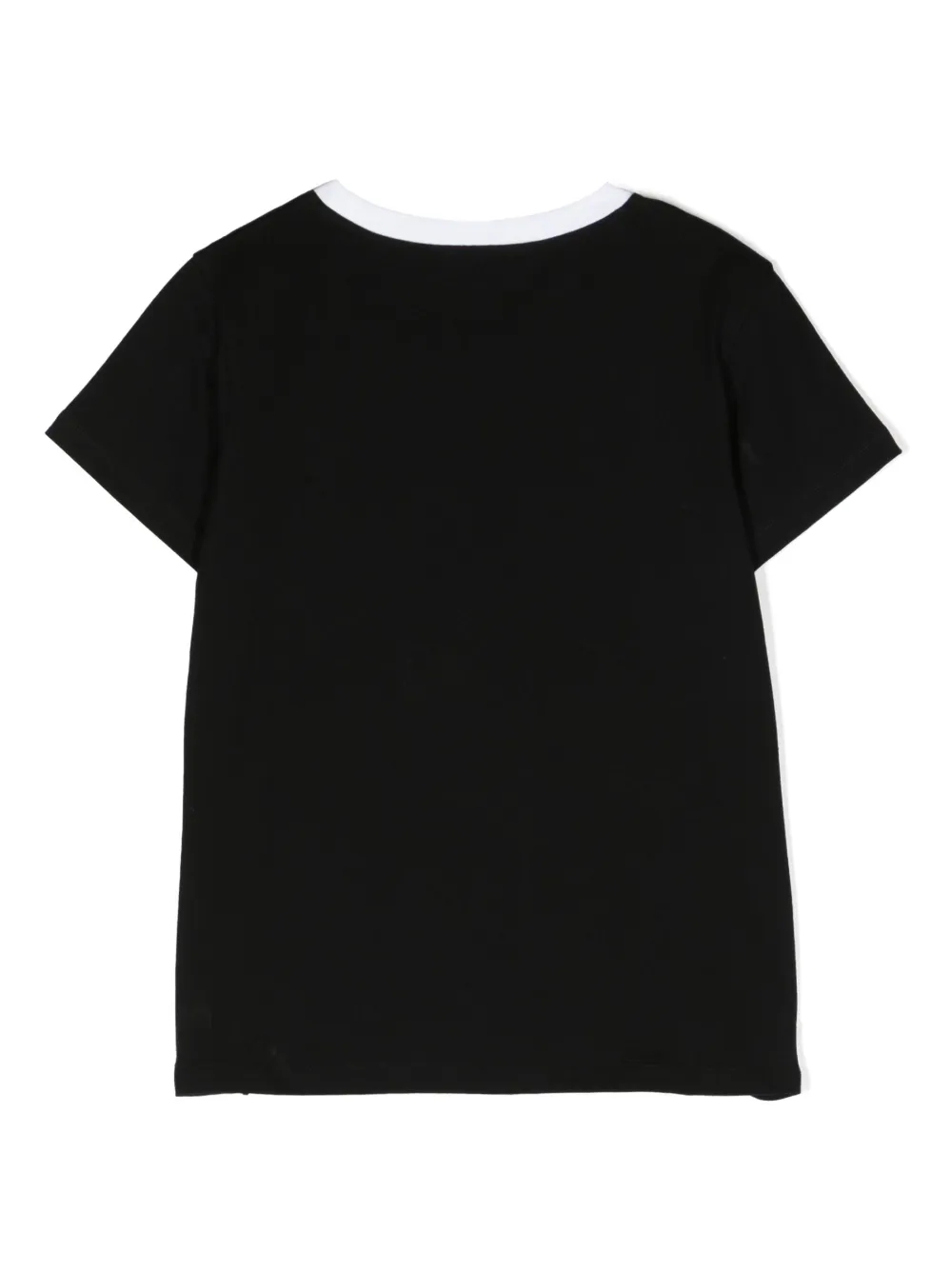 Balmain Kids logo-print crew-neck T-shirt - Zwart