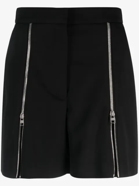 Alexander McQueen Shorts con zip