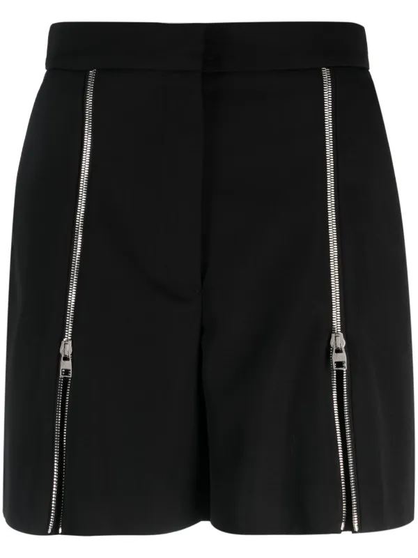 ショーツ ALEXANDER MCQUEEN BLACK WOOL SHORTS 27562463_57394123_600.jpg