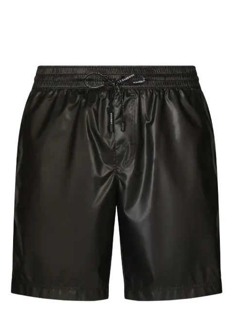 Dolce & Gabbana logo-print drawstring swim shorts