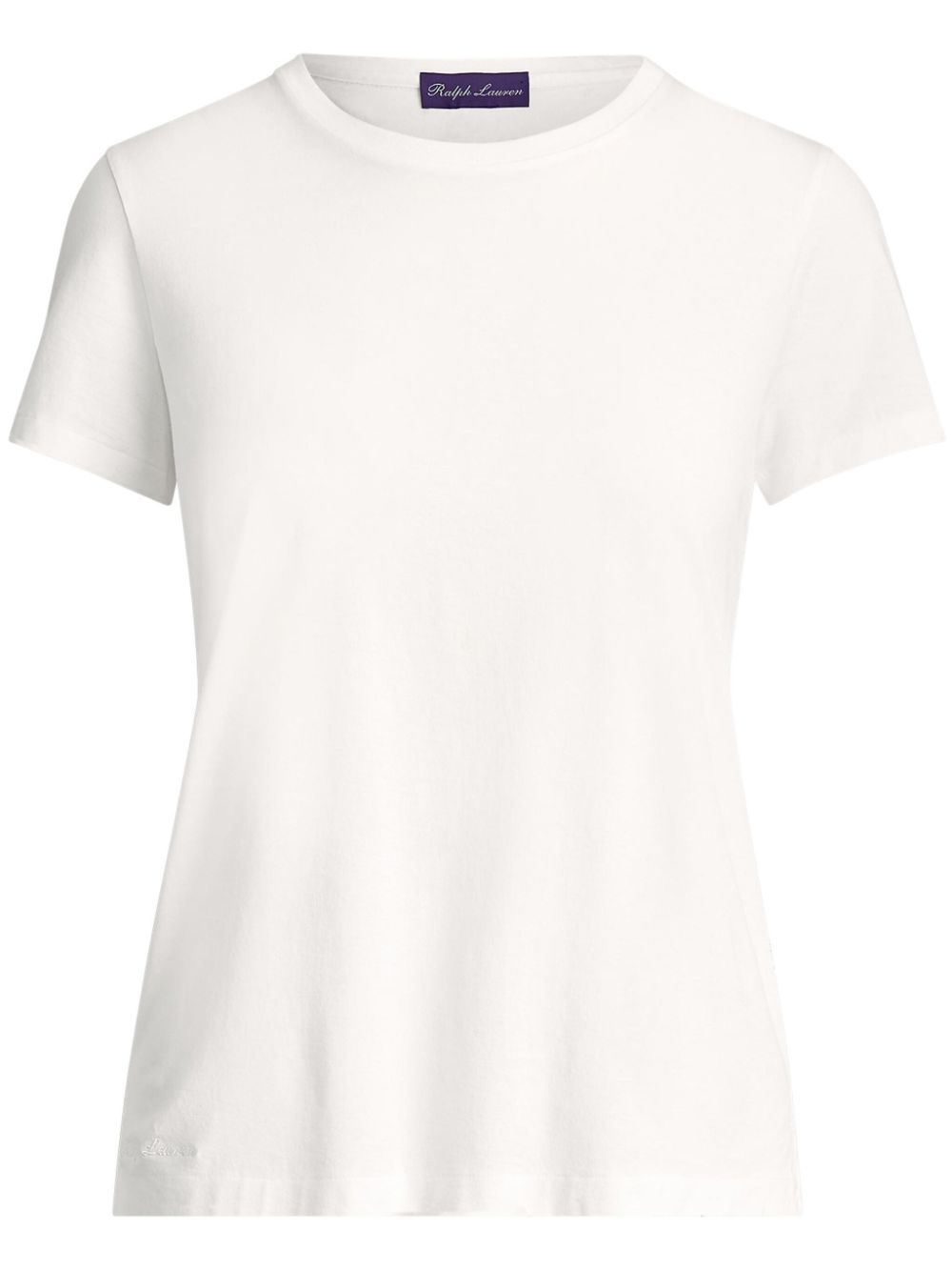 Ralph Lauren Collection logo-embroidered cotton T-shirt Women