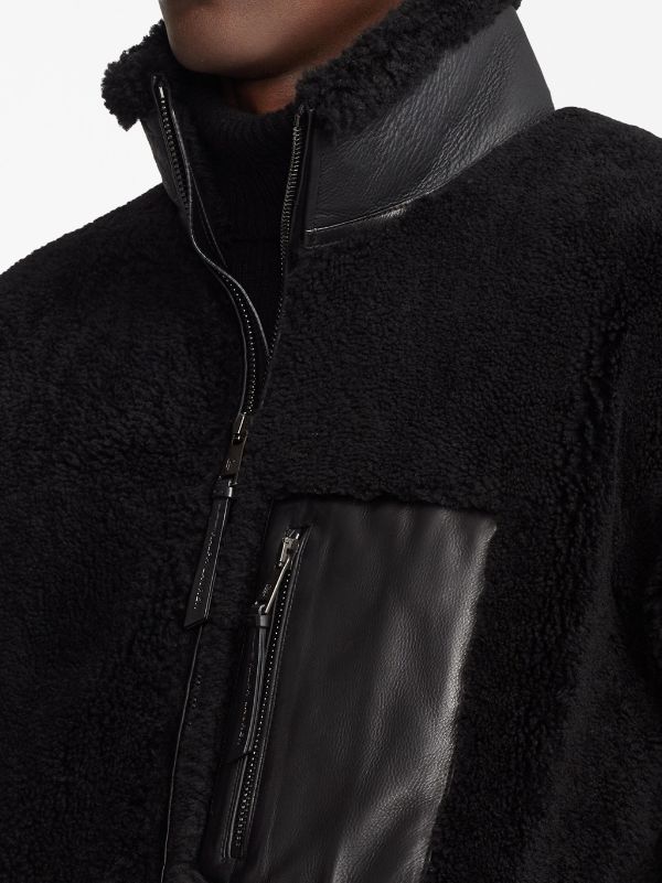 Ralph lauren faux shearling on sale jacket