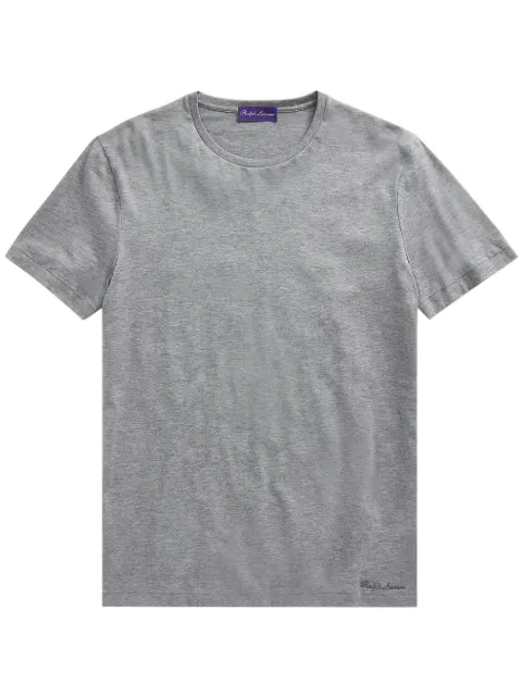 Ralph Lauren Purple Label logo-embroidered cotton T-shirt
