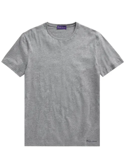 T-shirt en coton à logo brodé - Ralph Lauren Purple Label - Modalova