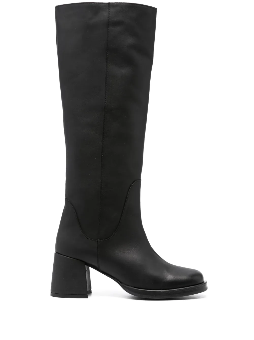 Eckhaus Latta - Tower 65mm leather knee-high boots