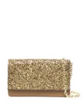 Maison Margiela glitter-effect wallet-on-chain - Gold