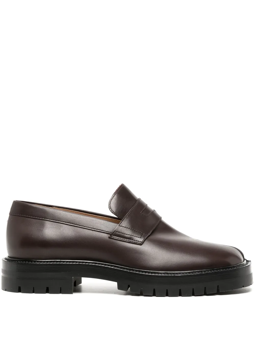 Maison Margiela Tabi Leather Loafers - Farfetch