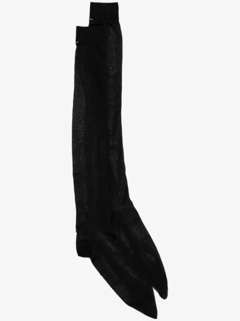 Maison Margiela шелковые носки Tabi