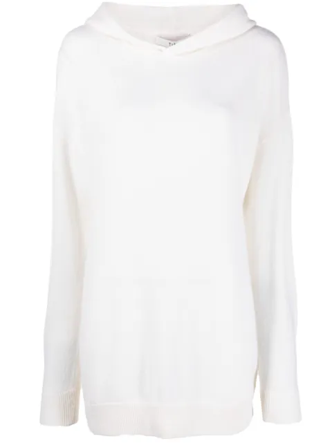 Tibi long-length cashmere hoodie