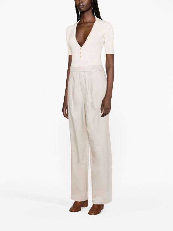 Tibi Stella Tailored wide-leg Trousers - Farfetch