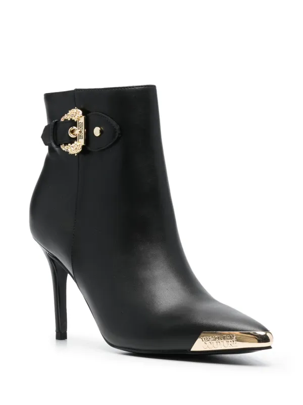 Versace black hot sale boots