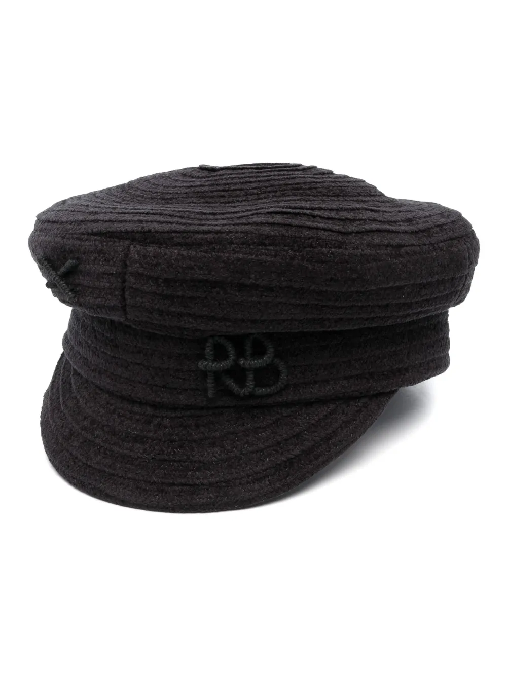 Ruslan Baginskiy logo-embroidered Baker Boy hat | Black | Image 1