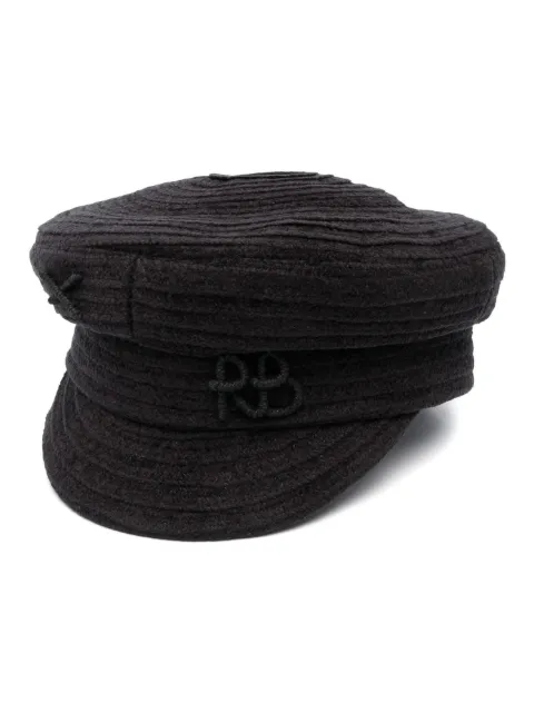 Ruslan Baginskiy logo-embroidered Baker Boy hat