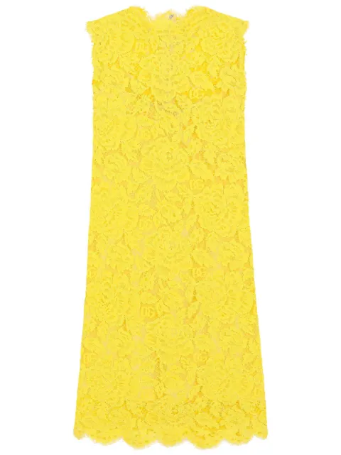 Dolce & Gabbana sleeveless lace mini dress