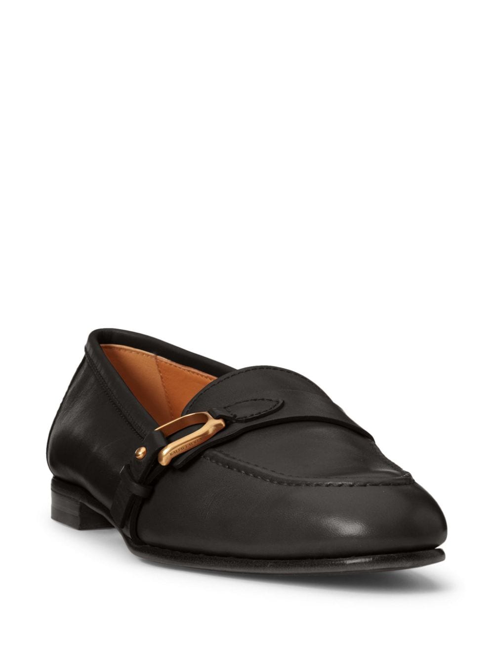 Ralph Lauren Collection Audrey Wellington leren loafers - Zwart