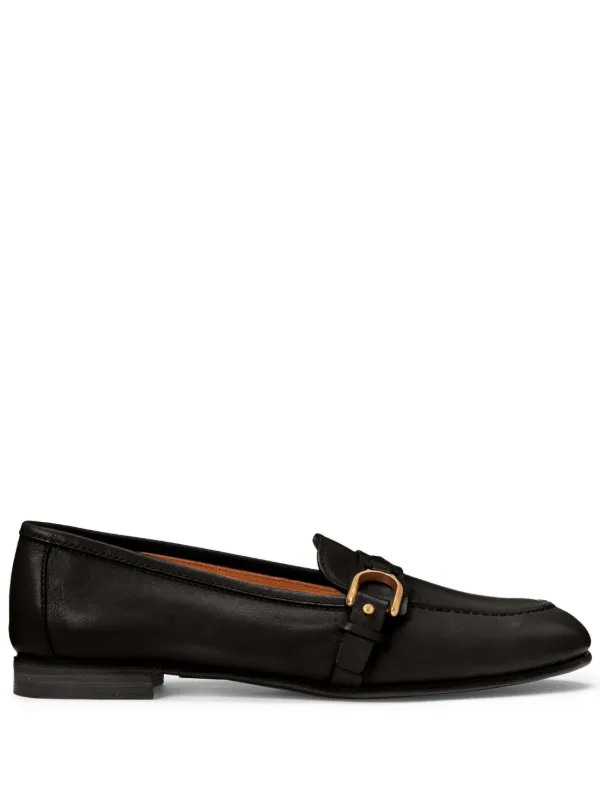 Ralph Lauren Collection Audrey Welington Leather Loafers Black FARFETCH TR