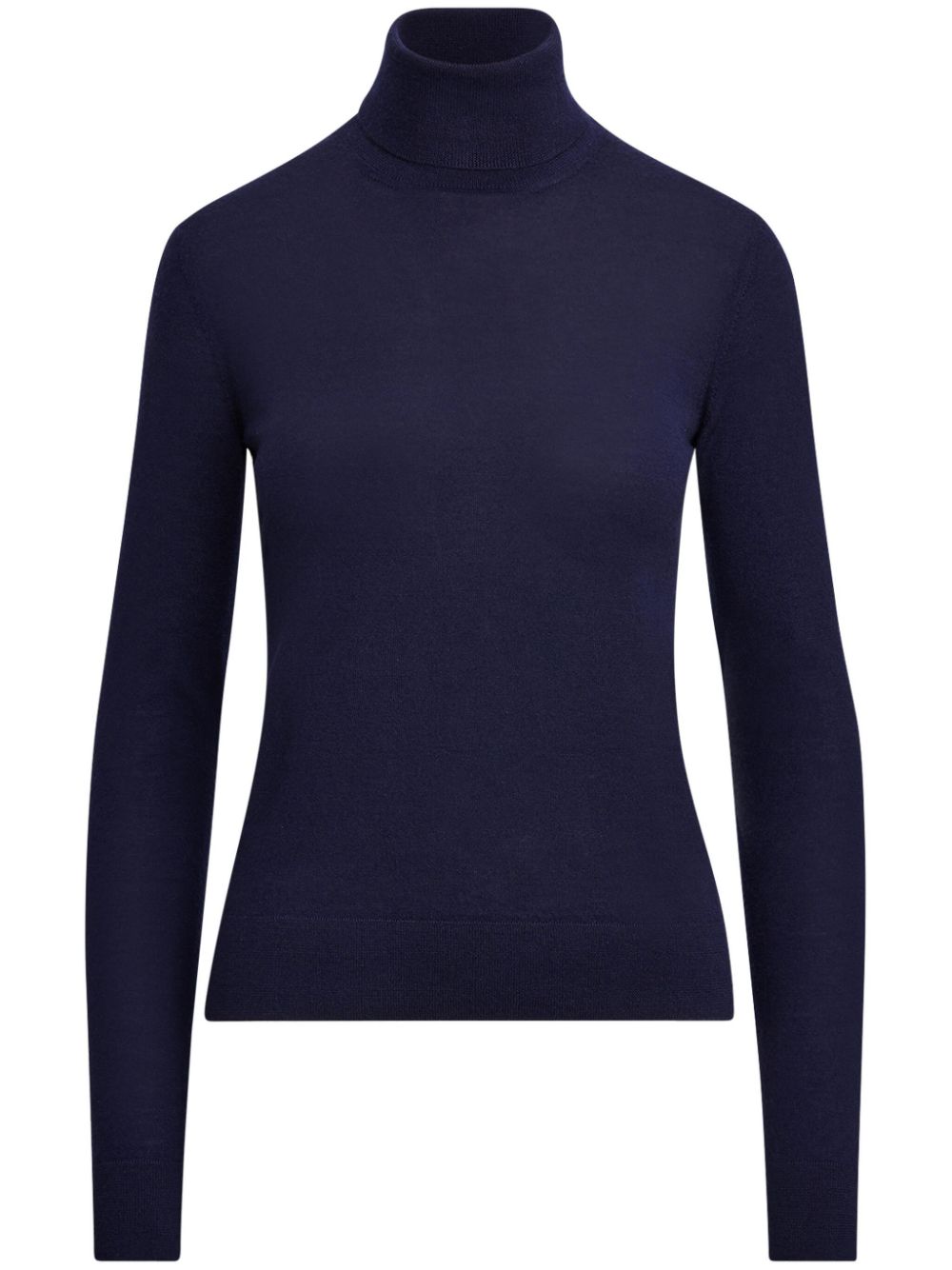 high-neck cashmere jumper