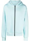 STYLAND long-sleeve organic cotton hooded jacket - Blue