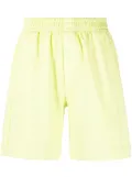 STYLAND elasticated-waistband organic-cotton shorts - Green