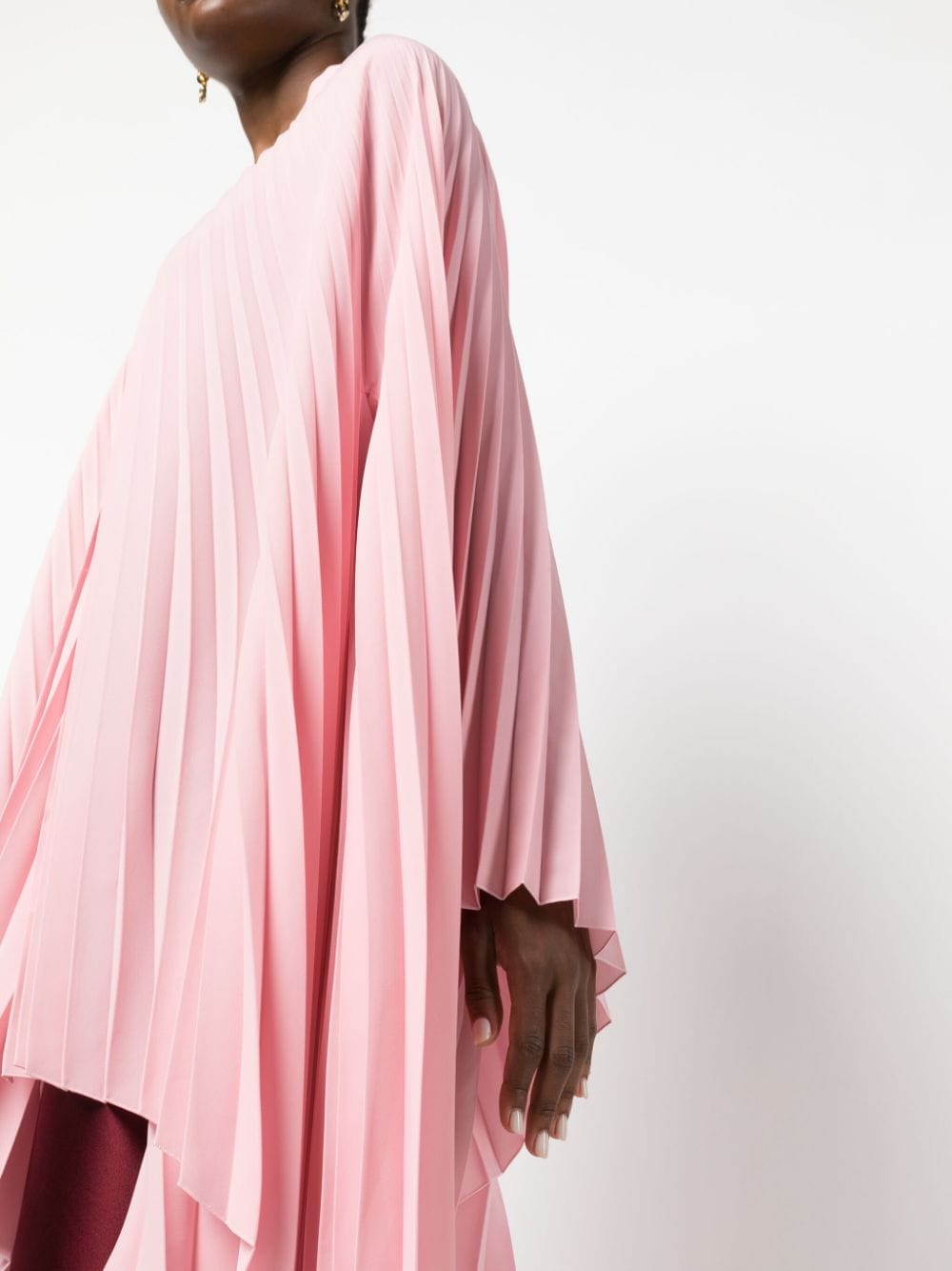 STYLAND Geplooide mini-jurk Roze