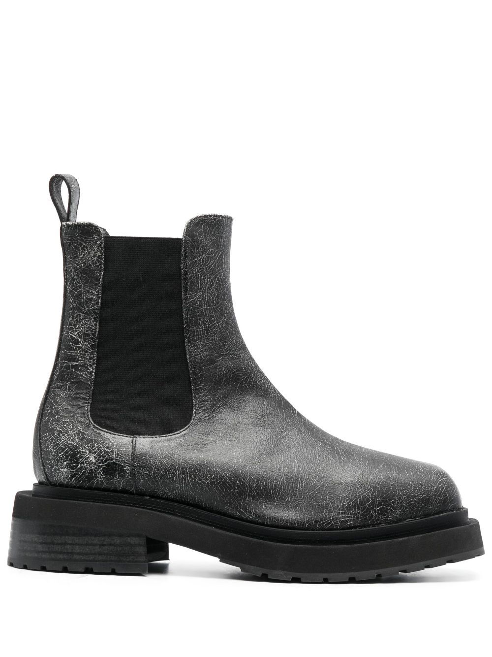 Mike cracked-effect Chelsea boots