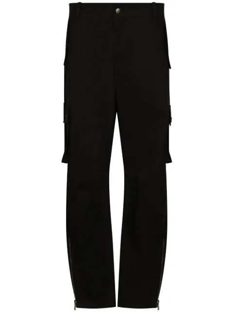 Dolce & Gabbana DGVIB3 straight-leg cotton cargo trousers