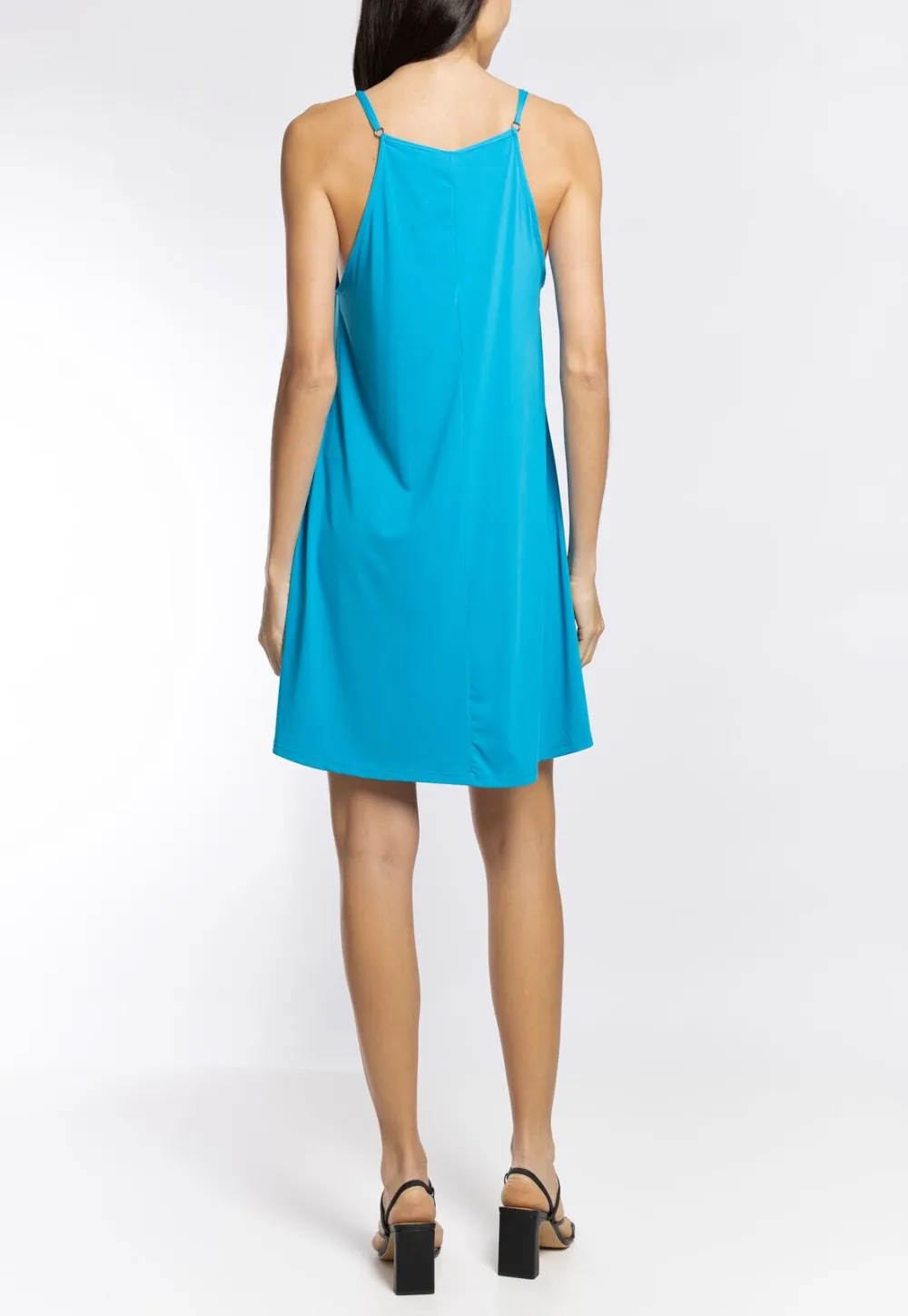 Lygia & Nanny Isis Liso Mini Dress In Blue