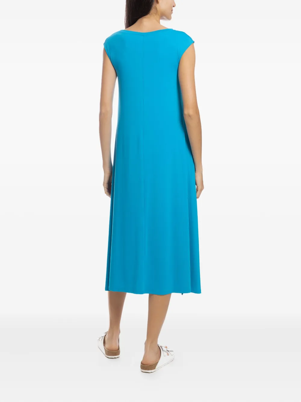 Lygia & Nanny side-pockets midi dress Blauw