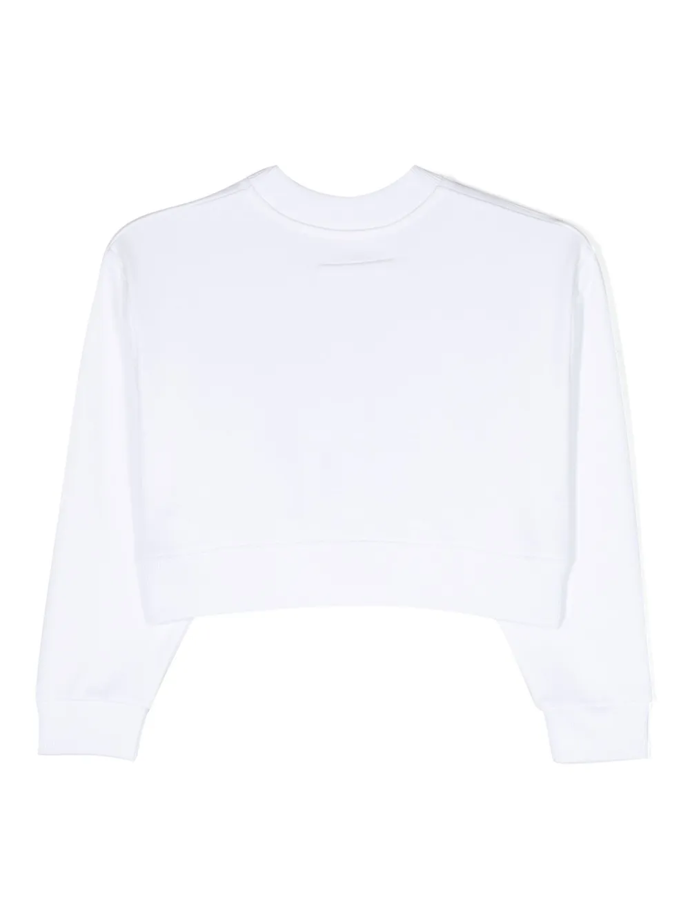 MM6 Maison Margiela Kids Sweater verfraaid met stras Wit