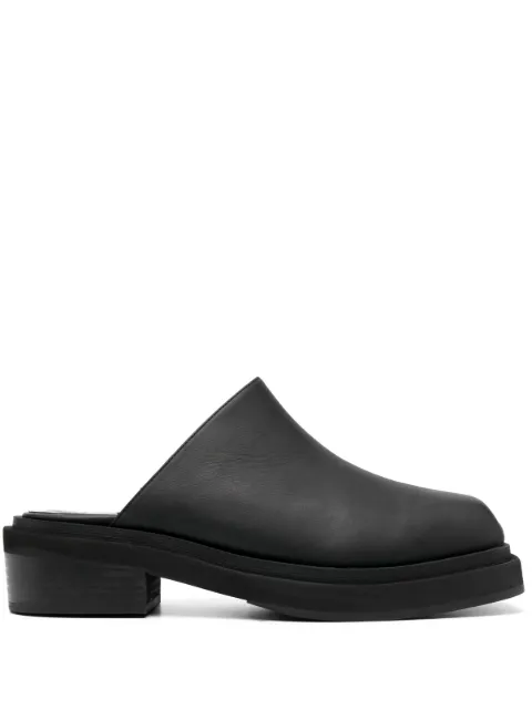 Eckhaus Latta Zoe 55mm leather clogs