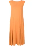 Lygia & Nanny Tie round-neck midi dress - Yellow