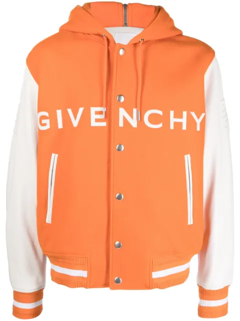 Givenchy veste teddy à appliqué logo