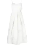 Sachin & Babi Audra floral-embroidered dress - White