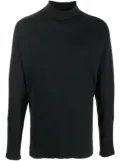 MM6 Maison Margiela roll-neck ribbed-knit jumper - Grey