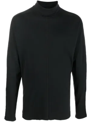 Maison Margiela Ribbed zip-up Cardigan | Black | FARFETCH RO