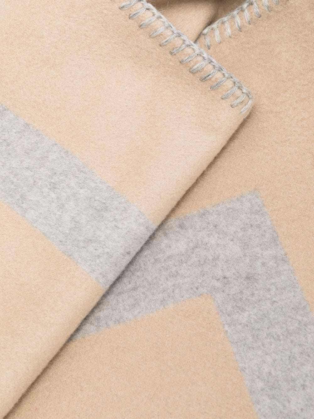 Shop Eleventy Reversible Silk Blanket In Grey