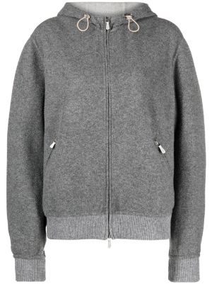 Eleventy Hooded wool cashmere Bomber Jacket Farfetch