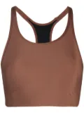 The Upside Hustle Linda stripe-detail sports bra - Brown