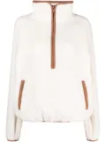 The Upside Harlow half-zip pullover jumper - White